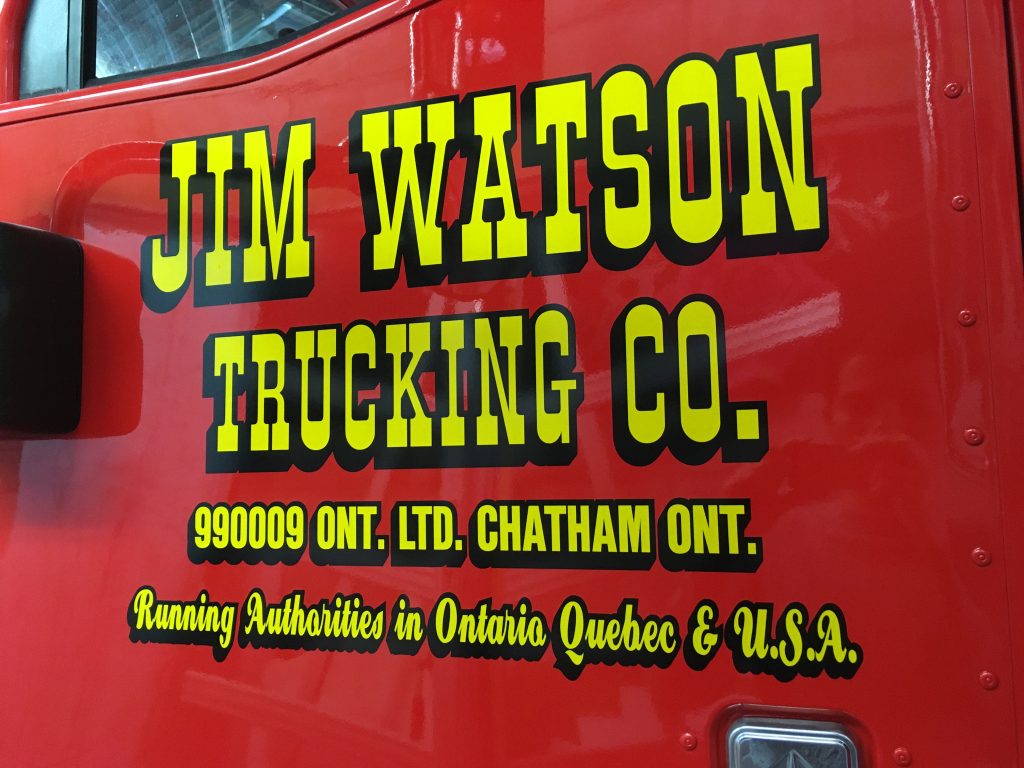 Jim Watson Truck Decal 2