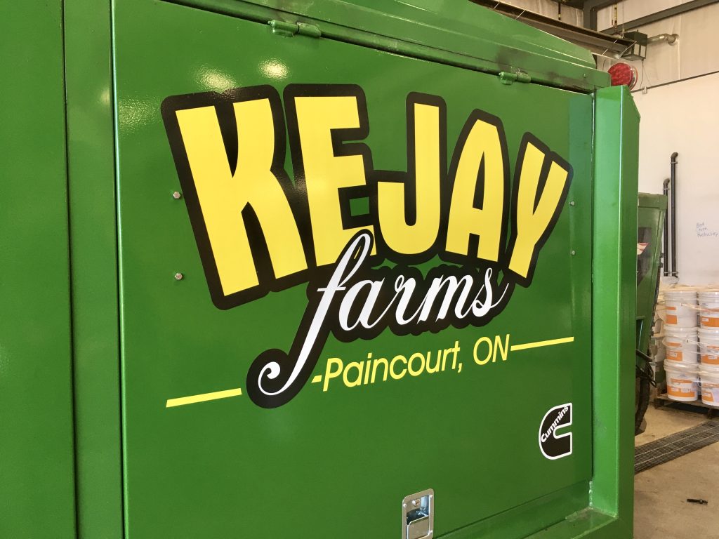 Kejay Farms Tractor Decal