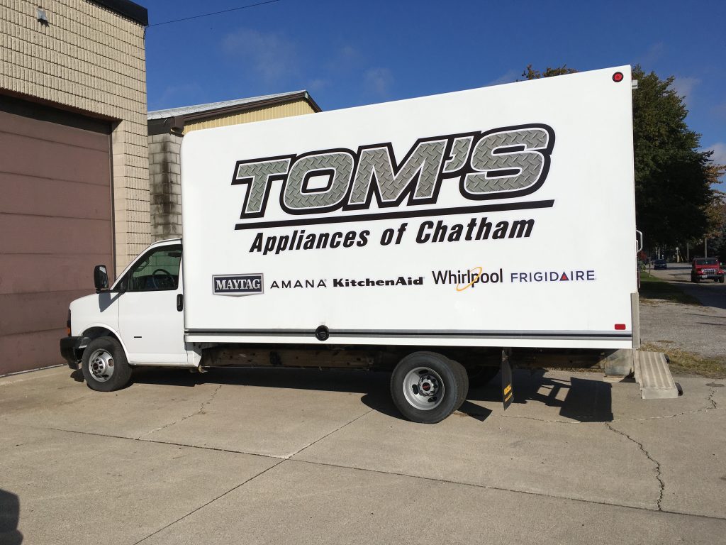 Tom's Appliances Truck Pic 1